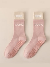 economico Guanti da uomo-calzini termici antiscivolo da yoga da donna - calzini morbidi ed elastici in maglia per sport invernali, fitness e allenamenti indoor