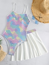 abordables Robes de bain-Femme Maillots de Bain Monokini Robe de Bain Maillot de bain Dos Nu Contrôle du Ventre Taille haute Mince Vacances Tenues de plage A Ombre Col en U Sans Manches Maillots de bain