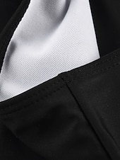 billiga Tankinis-Dam Badkläder Tankini 2 st Pojkeben Baddräkt Öppen rygg Hög midja Semester Standkläder Rand V-hals Ärmlös Baddräkter