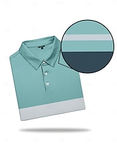 halpa Miesten golfvaatteet-Miesten Poolopaita Apila Lyhythihainen Topit Golfasut Vaatteet Asut Wear Apparel