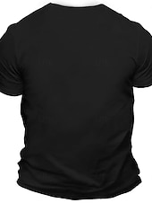 cheap Men&#039;s Graphic T Shirt-Men&#039;s Funny Hunting Deer T Shirt Tee Top 100% Cotton Short Sleeve Graphic Shirt Black Army Green Dark Blue Comfortable Tee Street Sports Outdoor Fashion Designer Clothing