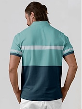 halpa Miesten golfvaatteet-Miesten Poolopaita Apila Lyhythihainen Topit Golfasut Vaatteet Asut Wear Apparel
