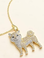 cheap Necklaces &amp; pendants-Necklace Chrome Women&#039;s Fashion Cute Classic Animal Cute Lovely Geometric Necklace For Daily