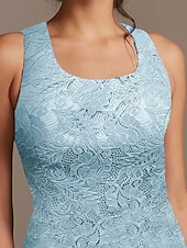 economico Con giacca-Abito madre della sposa a tubino ospiti matrimonio elegante scollatura a girocollo lunghezza pavimento maniche 3/4 corti giacca abiti con pizzo abito da corsa taglia personalizzata gratuita