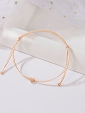 billiga Armband och armringar-Dam vävstol Armband Fint Hjärta Elegant Stylish Harts Armband Smycken Rosa Till Fest
