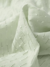economico Abiti in pizzo bianco-Per donna Vestito longuette Vestito bianco Abito casual Abito linea A Moda Essenziale Informale Da mare Giornaliero Standard Liscio Senza maniche A V Bianco Verde Estate Primavera
