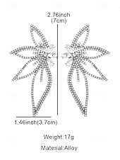 billiga Bröllop ACC-crystal butterfly statement örhängen med strassdetaljer, eleganta dingla örhängen för kvinnor, perfekta för bröllop, fester och formella evenemang
