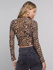 cheap Women&#039;s Graphic Tops-Women&#039;s Dressy Tops Elegant Long Sleeve Crew Neck Regular Tops khaki Summer Spring