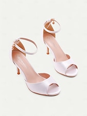 preiswerte Damensandalen-goldene Peep-Toe-Stilettos für Damen mit Fesselriemchen, elegantes Design für Hochzeiten, Partys und formelle Anlässe
