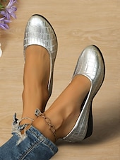 ieftine Pantofi Joși de Damă-pantofi dama din piele lacuita cu model crocodil – pantofi eleganti si confortabili pentru tinuta de birou si ocazii formale