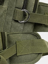 levne Pánské tašky-pánská odolná plátěná crossbody kabelka s více kapsami – ležérní outdoorová taška přes rameno pro cestování, turistiku a každodenní použití černá armádní zelená hnědá