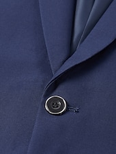 economico Abiti formali-Completi da matrimonio da uomo Nero Borgogna Blu navy Completi di ritorno a casa 3 Pezzi a tinta unita Slim Fit Monopetto Due bottoni