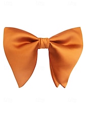 cheap Men&#039;s Ties &amp; Bow Ties-Men&#039;s Burgundy Satin Bow Tie – Classic Formal Wedding &amp; Party Accessory