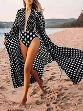 preiswerte Einteilige Badeanzüge-Damen Badeanzug 2 Stück Monokini Bademode Rückenfrei Bauchkontrolle Hohe Taillenlinie Schlank Urlaub Strandbekleidung Punkt V Ausschnitt Ärmellos Badeanzüge