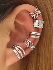 cheap Women&#039;s Earring-Gold Ear Cuff Set – Non-Piercing Alloy Ear Wraps with Unique Design, Minimalist Style for Women, Perfect for Parties, Everyday Wear and Gifts