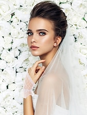 abordables Guantes de mujer-Guantes de novia elegantes de encaje blanco: guantes de novia sin dedos con lazo y detalles florales, perfectos para bodas y ocasiones especiales.