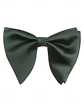 cheap Men&#039;s Ties &amp; Bow Ties-Men&#039;s Burgundy Satin Bow Tie – Classic Formal Wedding &amp; Party Accessory