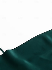 abordables Débardeurs et camisoles femme-Débardeur femme sans manches élégant stylé uni haut régulier à bretelles dos nu bleu marine vert été
