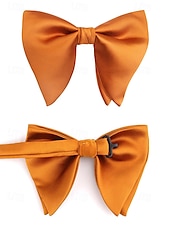 cheap Men&#039;s Ties &amp; Bow Ties-Men&#039;s Burgundy Satin Bow Tie – Classic Formal Wedding &amp; Party Accessory