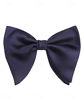 cheap Men&#039;s Ties &amp; Bow Ties-Men&#039;s Burgundy Satin Bow Tie – Classic Formal Wedding &amp; Party Accessory