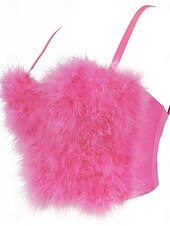 お買い得  コルセット-女性用 ウエストシンチャー 補正下着・補正インナー バックレスNightwearPOLY デート クラブ 祭り ソリッド セクシー ブラック ピンク ブルー 夏