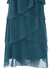 preiswerte Chiffonkleider-Damen kleid lang Chiffon-Kleid Elegant Stilvoll Urlaub Täglich Lockere Passform Glatt Ärmellos Rundhalsausschnitt Rote Marineblau Grün Khaki Sommer Frühling