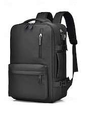 cheap College Backpacks-Expandable Large-Capacity Waterproof Laptop Backpack – Stylish Multi-Pocket Design for Men and Women, Perfect for Travel, Work or School Black Pink Green