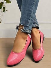 ieftine Pantofi Joși de Damă-pantofi dama din piele lacuita cu model crocodil – pantofi eleganti si confortabili pentru tinuta de birou si ocazii formale