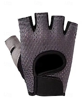 abordables Guantes de hombre-Guantes de ciclismo transpirables de medio dedo con agarre antideslizante: guantes deportivos ligeros y acolchados para hombres y mujeres, perfectos para andar en bicicleta, hacer ejercicio en el gimnasio y actividades al aire libre.