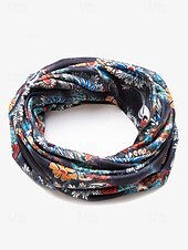 baratos Chapéus Femininos-gorro feminino com estampa floral – leve, macio e respirável para uso casual e atividades ao ar livre