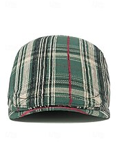 abordables Chapeaux pour hommes-casquette plate à carreaux pour homme – chapeau gavroche de style vintage pour la Saint-Patrick, tenues décontractées, activités de plein air et vêtements de tous les jours