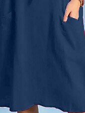 cheap Dresses-Women&#039;s Maxi Dress Linen-Inspired Dresses Casual Dress Stylish Basic Casual Vacation Daily Regular Fit Plain Sleeveless Crew Neck Black Red Blue Summer Spring
