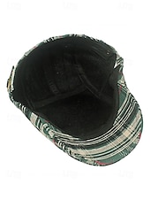 abordables Chapeaux pour hommes-casquette plate à carreaux pour homme – chapeau gavroche de style vintage pour la Saint-Patrick, tenues décontractées, activités de plein air et vêtements de tous les jours