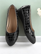 ieftine Pantofi Joși de Damă-pantofi dama din piele lacuita cu model crocodil – pantofi eleganti si confortabili pentru tinuta de birou si ocazii formale