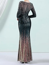 preiswerte GRÜN-Strandhochzeit Anzug Mutter der Braut 3-teiliges Set Nadelstreifen Elegant Klassisch Einfach Spitzrevers Knöchellang Lange Ärmel mit Knöpfen Einfarbig