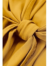 economico Abiti da vacanza-Per donna Vestito maxi Abito casual Abito linea A Abito sottoveste Moda Essenziale Informale Da mare Giornaliero Standard Liscio Senza maniche A V Giallo Verde Estate Primavera