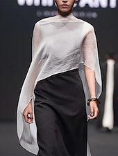 levne černý-Šaty těsného střihu/sloupec večerní šaty elegantní šaty večerní party černá kravata gala délka k podlaze bez rukávů kulatý výstřih odnímatelná bavlněná směs lněný záda s třásněmi šál
