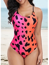 abordables Maillots de bain une pièce-Femme Maillots de Bain Une pièce Maillot de bain Vacances Mode A Ombre Graphic Sans Manches Maillots de bain