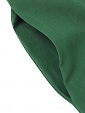 ieftine Rochii-Pentru femei Rochie Maxi Rochii de in bumbac Rochie casual Rochie leagăn Rochie maxi din bumbac De Bază Casual Vacanță Zilnic Fit regulat Simplu Manșon scurt În V Negru Trifoi Vară