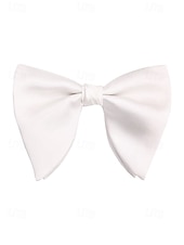 cheap Men&#039;s Ties &amp; Bow Ties-Men&#039;s Burgundy Satin Bow Tie – Classic Formal Wedding &amp; Party Accessory
