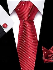 levne Pánské kravaty a motýlky-pánská fialová kostkovaná hedvábná kravata a kapesní souprava – stylová a elegantní, ideální pro svatby, obchodní a formální příležitosti