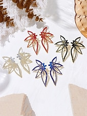 billiga Bröllop ACC-crystal butterfly statement örhängen med strassdetaljer, eleganta dingla örhängen för kvinnor, perfekta för bröllop, fester och formella evenemang