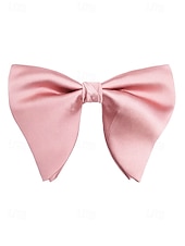 cheap Men&#039;s Ties &amp; Bow Ties-Men&#039;s Burgundy Satin Bow Tie – Classic Formal Wedding &amp; Party Accessory