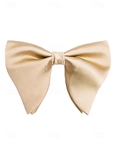 cheap Men&#039;s Ties &amp; Bow Ties-Men&#039;s Burgundy Satin Bow Tie – Classic Formal Wedding &amp; Party Accessory