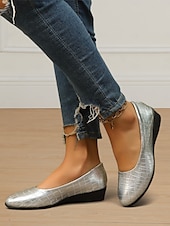ieftine Pantofi Joși de Damă-pantofi dama din piele lacuita cu model crocodil – pantofi eleganti si confortabili pentru tinuta de birou si ocazii formale