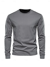 preiswerte Herrengolfkleidung-Herren Pullover Sweatshirt Rote Dunkelmarine Blau Langarm Shirt Golfkleidung, Kleidung, Outfits, Kleidung