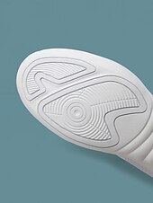 billige Sneakers til kvinner-kvinners hvite netting-snøresko – lette og komfortable dansesko