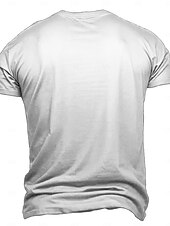 cheap Men&#039;s Funny T shirts-Men&#039;s Cat Funny T Shirt Short Sleeve T shirt 3D Print Crew Neck Shirt Fashion Daily Street Daily Light Blue White Light Green Summer Spring Clothing Apparel S M L XL XXL XXXL