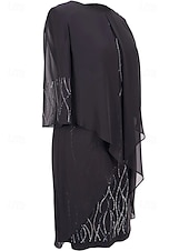 abordables Robe de cocktail-Femme robe longue Robe casual Robe Trapèze Elégant mode Décontractées Soirée du quotidien Fiançailles Standard Plein Sans Manches Col Ras du Cou Noir Bleu de minuit Eté Printemps