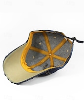 abordables Chapeaux pour femmes-casquette de baseball en denim à imprimé floral pour femme avec détails en strass et perles – chapeau décontracté tendance pour l&#039;extérieur, le quotidien et l&#039;été